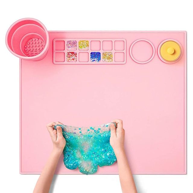 Multifunctional DIY Silicone Painting Mat Palette Kids Graffiti